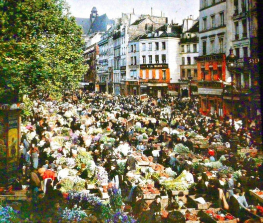 Рынок, Париж, 1914 год