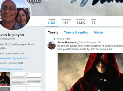 Թուրք ազգայնականները հաքերային հարձակման են ենթարկել Սևան Նիշանյանի Twitter-յան էջը
