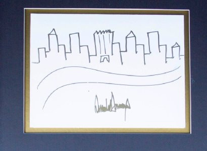 Рисунок Трампа продали на аукционе за 30 тысяч долларов