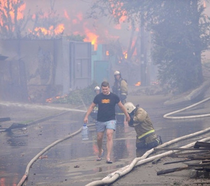 В Ростове-на-Дону ввели режим чрезвычайной ситуации из-за пожара