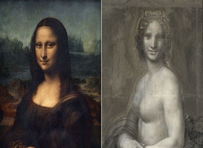 'Mona Lisa nude sketch' found in France