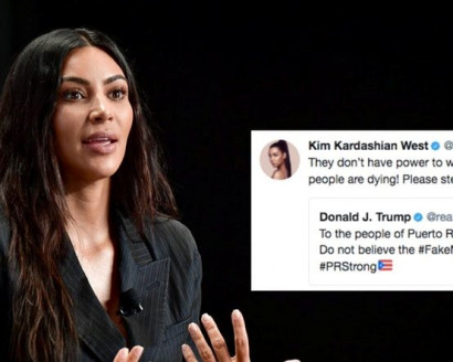 Kim Kardashian Responds To Donald Trump’s Puerto Rico Tweets With The Ultimate Clapback