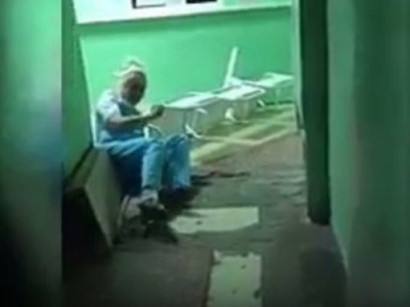 Հիվանդանոցում տեսանկարահանել են անսթափ վիճակում գտնվող բուժքրոջը