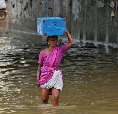 Более 10 человек погибли из-за ливневых дождей на юге Индии