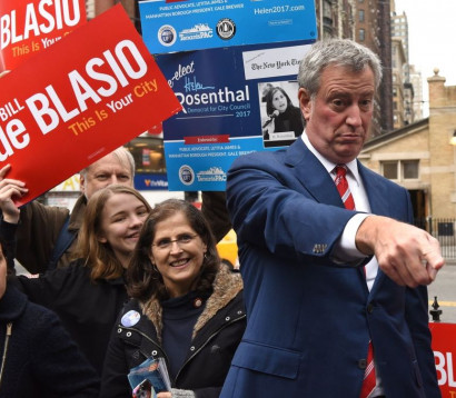 Bill De Blasio Wins Decisive Re-Election as New York City Mayor