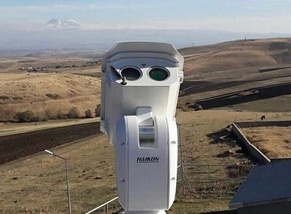 Surveillance cameras installed on Turkish-Armenian border