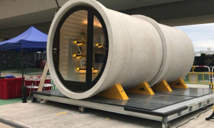 Жизнь в бетонной трубе: в Гонконге предложили строить жилье в водопроводных трубах