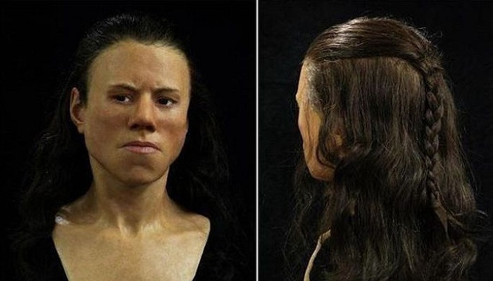Ученые воссоздали по черепу лицо девушки, которая жила 9000 лет назад