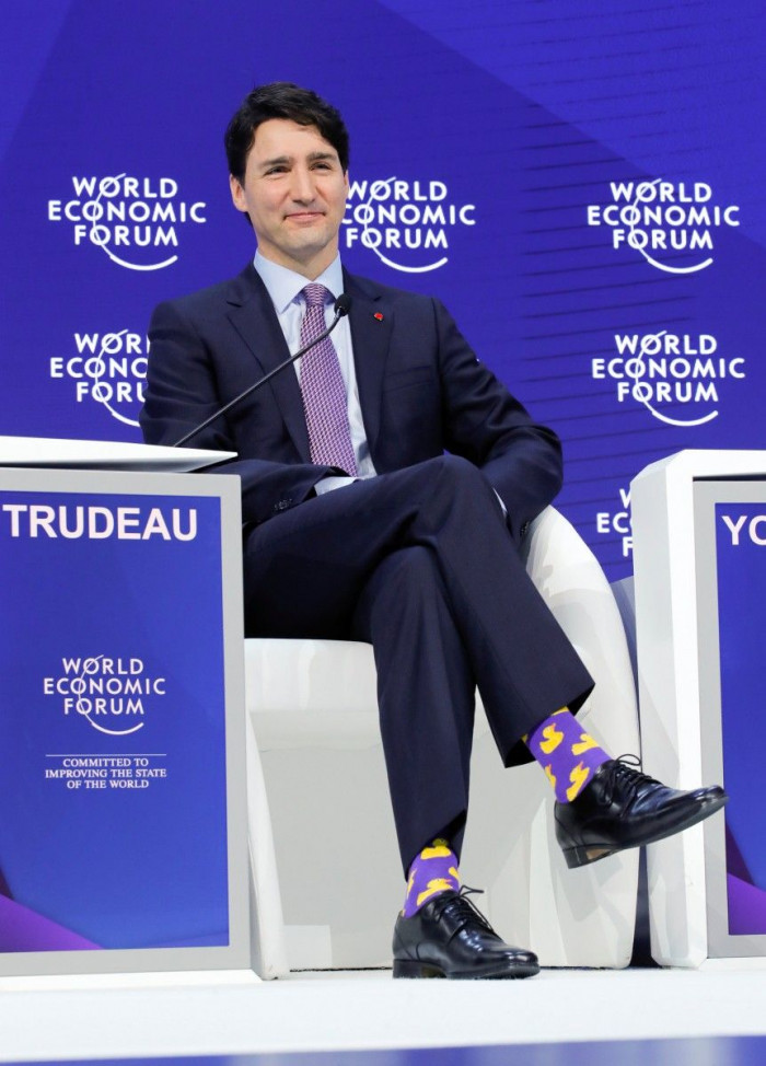 Կանադայի վարչապետի՝ բադերով գուլպաները