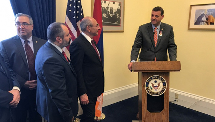 Artsakh Republic President Bako Sahakyan visited the U.S. Congress