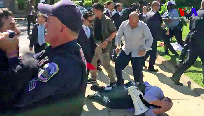 Charges dropped against most Turkish officers accused in D.C. clash