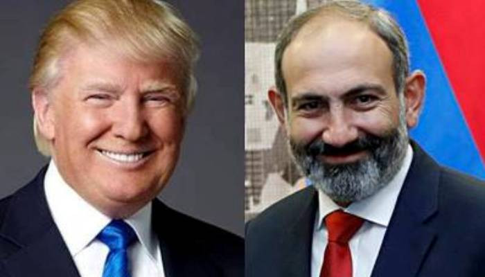 President Donald Trump congratulated Prime Minister Nikol Pashinyan on his recent election.