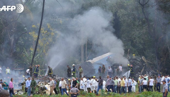 Passenger plane with 104 on board crashes in Cuba - state media