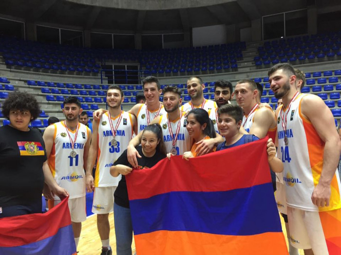 Բասկետբոլի Հայաստանի հավաքականը՝ SSS միջազգային մրցաշարի բրոնզե մեդալակիր