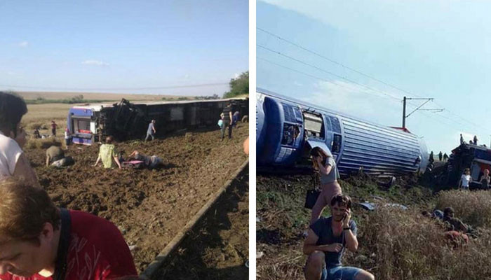 Число жертв крушения на железной дороге в Турции возросло до 24