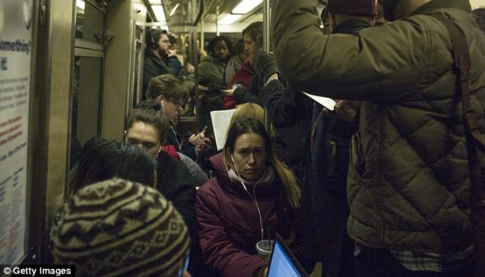 Subway commuters pick up bacteria and pathogens from EVERYONE who has traveled on the same system as them on their evening journey, researchers find