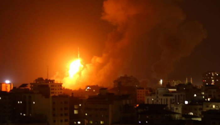 Опубликовано видео удара ВВС Израиля по сектору Газа