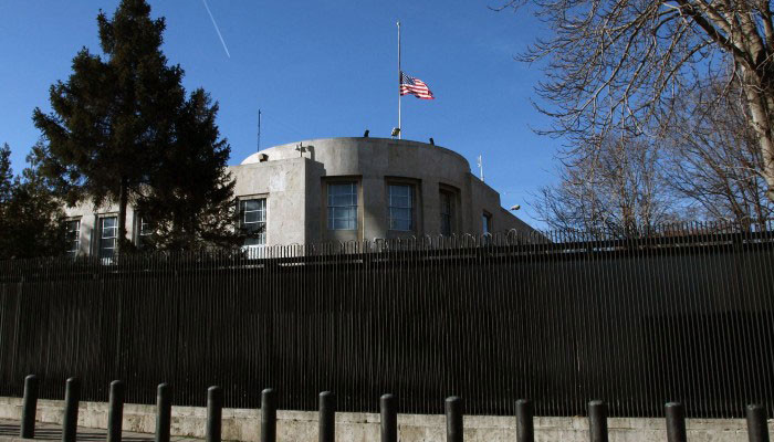 US Embassy in Turkey attacked by gunman in passing car