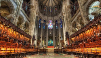 Cathedral of St. John the Divine, including crypt, will become a hospital. #TheNewYorkTimes