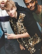 Bieber's leopard print paint job on his £125k Audi