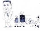 Tigran Sargsyan: Armphone, Armtab vs Apple & Samsung (Caricature)