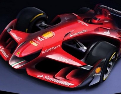 The future of F1? Ferrari shows off radical concept car idea
