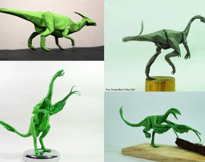 Masterful Dinosaur and Creature Origami by Adam Tran