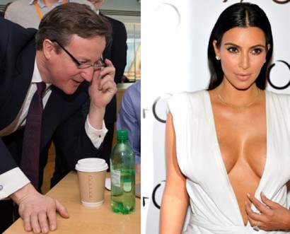 David Cameron reveals he is related to Kim Kardashian