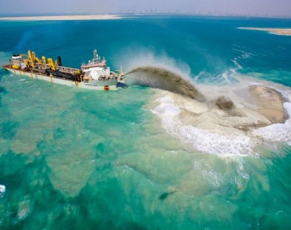Ինչպես են կառուցվել Դուբայի արհեստական կղզիները