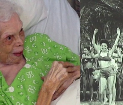 'Was that me?' Touching moment 102-year-old woman who was a chorus line dancer for Frank Sinatra and Gene Kelly sees herself on film for the first time