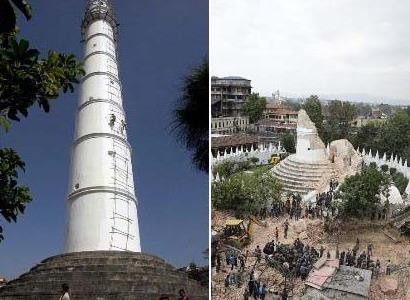 Centuries of history turned to rubble in minutes: How Nepal earthquake destroyed many of the country's iconic landmarks