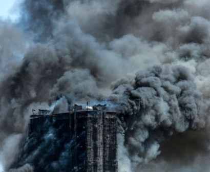 Много погибших во время страшного пожара в Баку