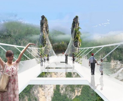 World's longest glass bridge set to open in China next year