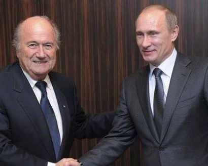 Sepp Blatter deserves Nobel Prize, says Vladimir Putin