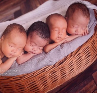 Վոլգոգրադում ծնված քառյակ նորածինների լուսանկարները դարձել են համացանցի հիթ