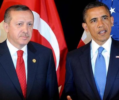 Obama, Turkey's Erdogan Confer on Downing of Russian Warplane