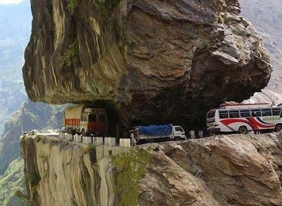 Would dare use this road Yungas road in Bolivia