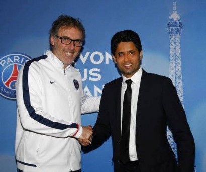 Paris Saint-Germain manager Laurent Blanc signs new two-year contract