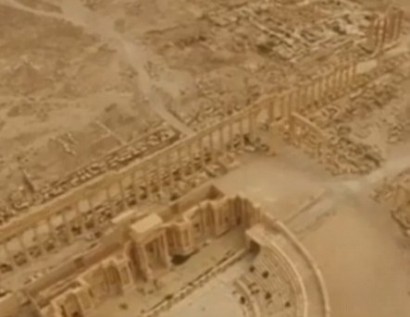 Syria: Drone captures ancient Palmyra after Syrian army enters the city