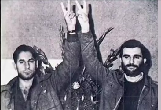 Լուսանկարում՝ ձախից աջ՝ Մոնթե Մելքոնյան և Ալեք Ենիգոմշյան