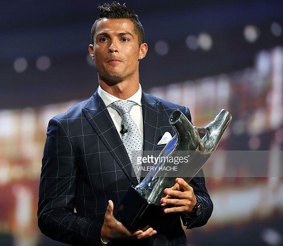Cristiano Ronaldo wins Best Player in Europe award
