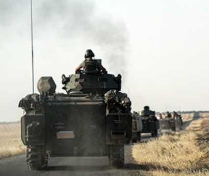 Около сирийского Джераблуса подбили турецкий танк