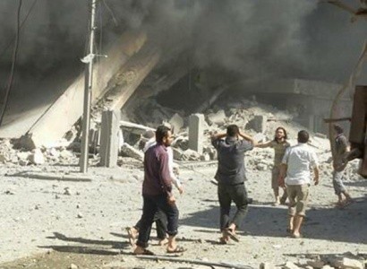 Jets hit rebel-held Syrian city of Idlib, kill at least 25: witnesses