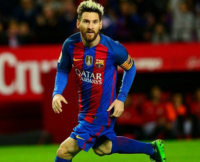 Lionel Messi score his 500th goal for Barcelona