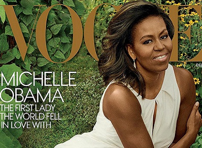 Мишель Обама появилась на обложке нового номера Vogue