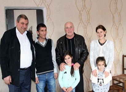 Three families celebrated housewarming in Shirak region
