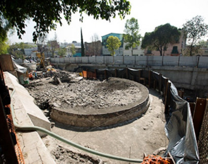 In the center of Mexico have found an ancient Aztec temple