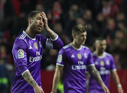 Рекордная серия «Реала» без поражений прервалась в игре с «Севильей»