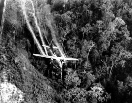 ԱՄՆ-ի ինքնաթիռները քիմիական զենք են տարածում Հարավային Վիետնամում