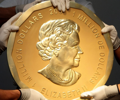 В Берлине украли 100-килограммовую золотую монету